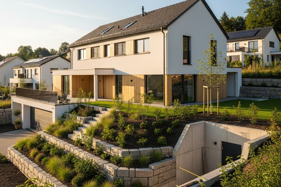 Gebäudehöhe Hanggrundstück