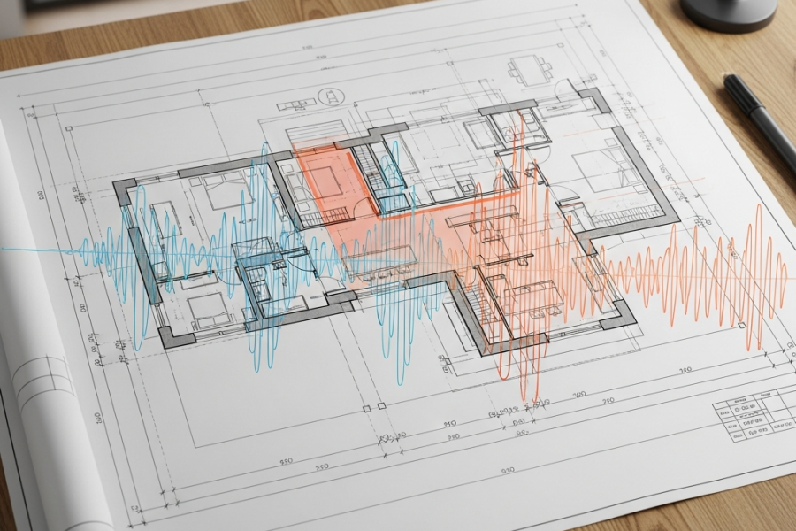 Grundriss Schallschutz