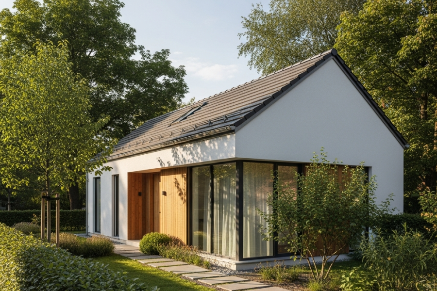 Kleingarten Haus planen